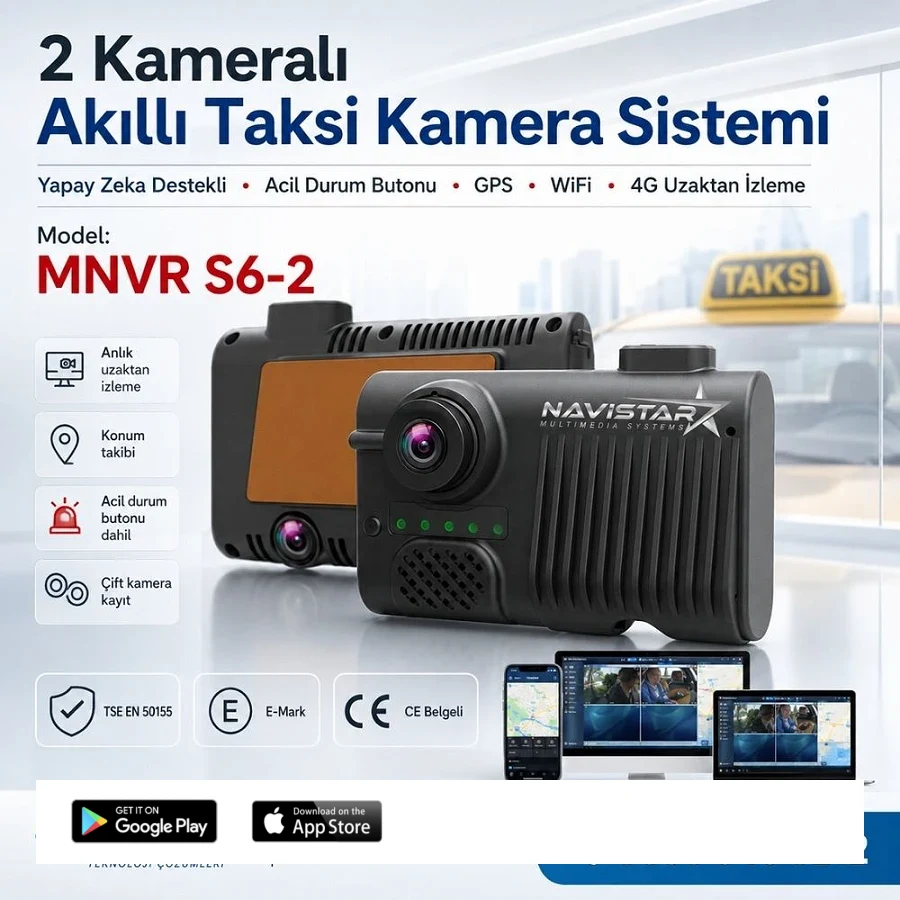 2 Kameralı 4G GPS WIFI Acil Durum butonu dahil Pratik Montaj Kamera Seti