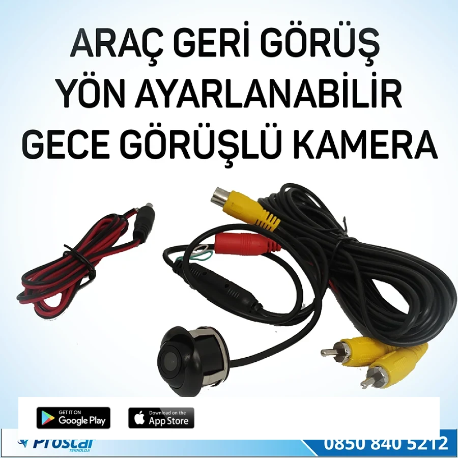Ayarlanabilir Araç Geri Görüş Kamerası