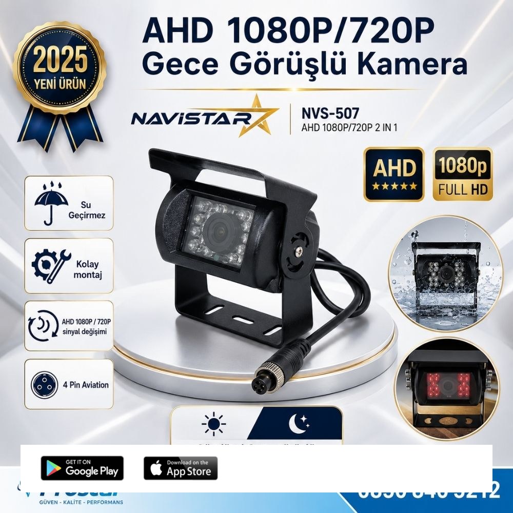 AHD 1080P/720P Çift fonksiyonlu Gece Görüşlü Şapkalı Kamera